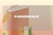 忻州网络营销实战比赛 