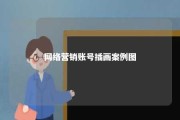 网络营销账号插画案例图 