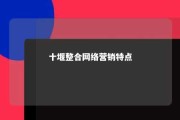 十堰整合网络营销特点 