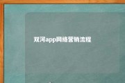 双河app网络营销流程 