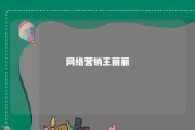 网络营销王丽丽 