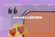 SHEIN成功之道网络营销 