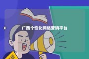 广西个性化网络营销平台 