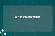 滨江企业网络营销策划 