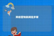 网络营销新闻组步骤 