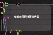 哈密公司网络营销产品 