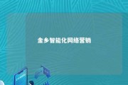 金乡智能化网络营销 