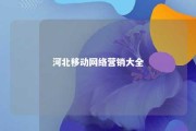 河北移动网络营销大全 