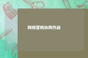 网络营销协同作战 