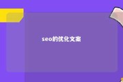 seo的优化文案 