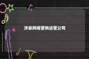 涉县网络营销运营公司 