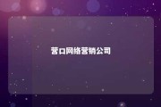 营口网络营销公司 