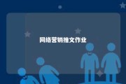 网络营销推文作业 