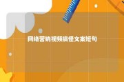 网络营销视频搞怪文案短句 