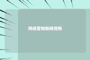 网络营销新闻视频 