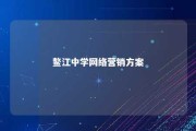 鳌江中学网络营销方案 