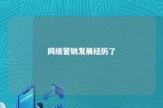 网络营销发展经历了 