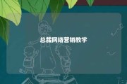 总裁网络营销教学 