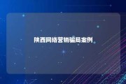 陕西网络营销骗局案例 