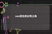 seo优化的公司上海 