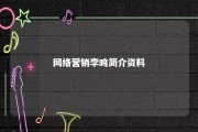 网络营销李鸣简介资料 