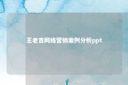 王老吉网络营销案例分析ppt 