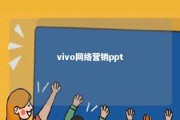 vivo网络营销ppt 