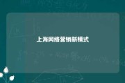 上海网络营销新模式 