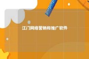 江门网络营销和推广软件 