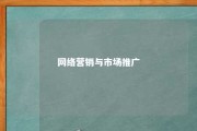 网络营销与市场推广 