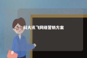 科大讯飞网络营销方案 