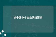 渝中区中小企业网络营销 