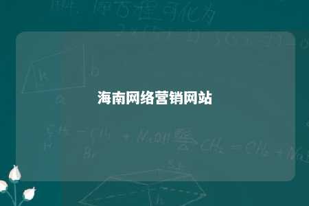 海南网络营销网站