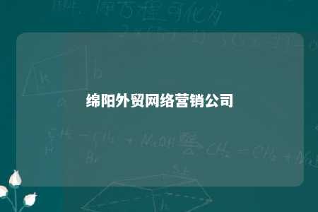 绵阳外贸网络营销公司