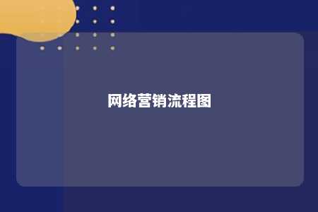 网络营销流程图