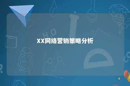 XX网络营销策略分析